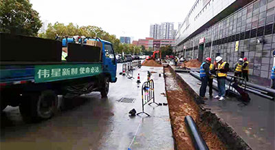 偉星新材捐贈(zèng)PP-R、PVC等管材管件助力合肥方艙醫(yī)院建設(shè)！